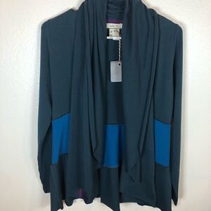 NWT. MATILDA JANE Cardigan Wonderful Parade Moody Jersey Open Cardigan Size XS